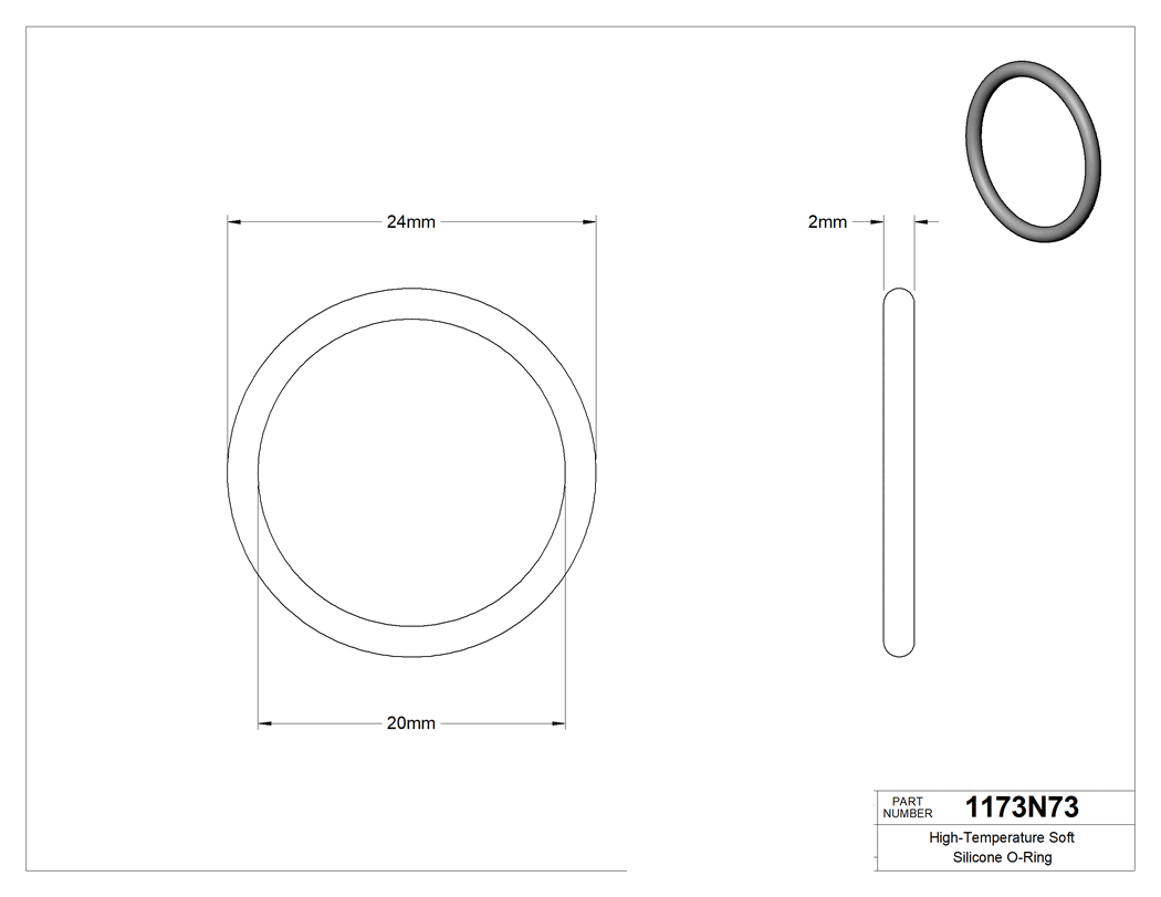Technical drawing - 1173N73
